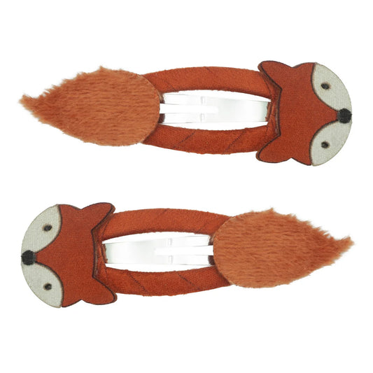 Mimi & Lula Haarspangen, Fuchs, orange,2er Pack