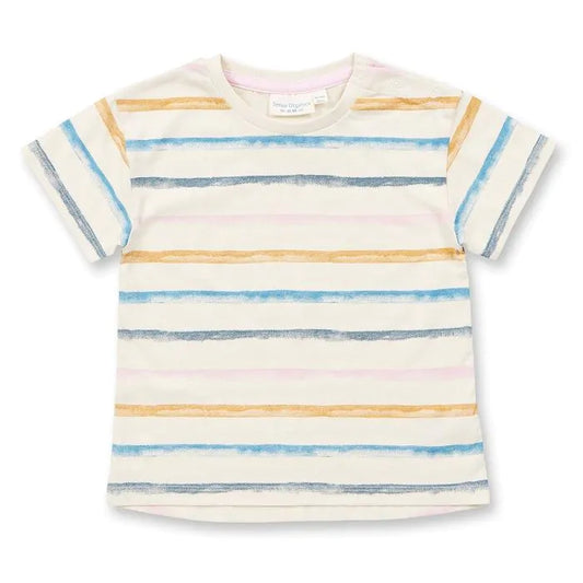 Sense Organics T-Shirt Lina Watercolour Stripes