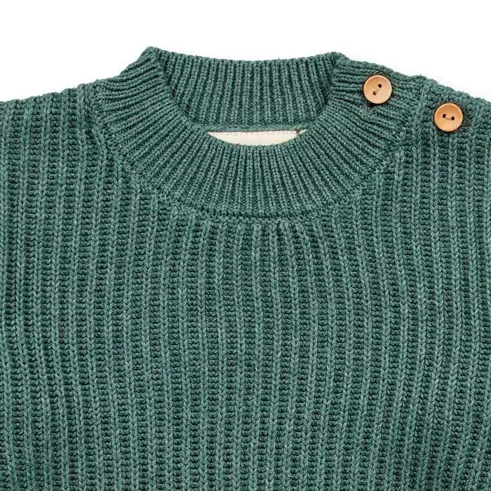 Sense Organics Varuny Baby Strickpullover dark sage