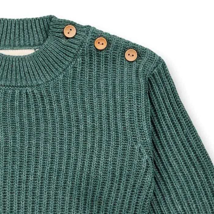 Sense Organics Varuny Baby Strickpullover dark sage