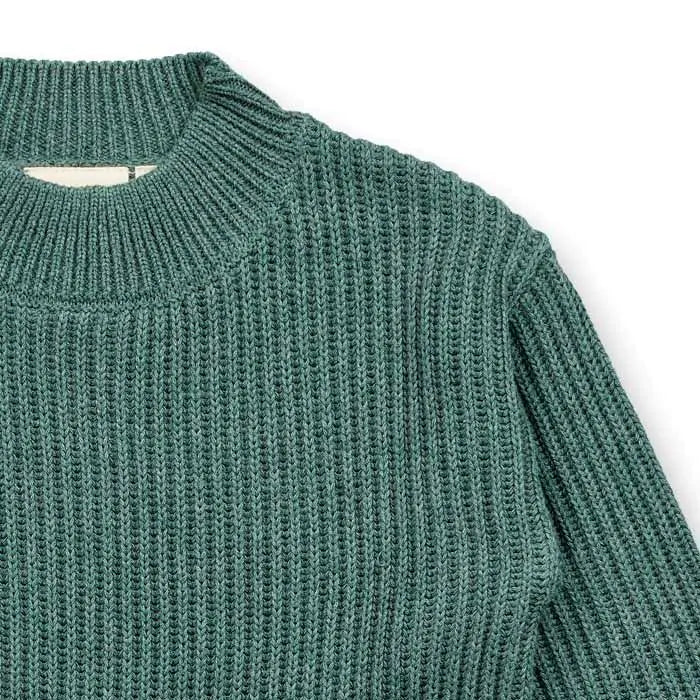 Sense Organics Marley Strickpullover dark sage green