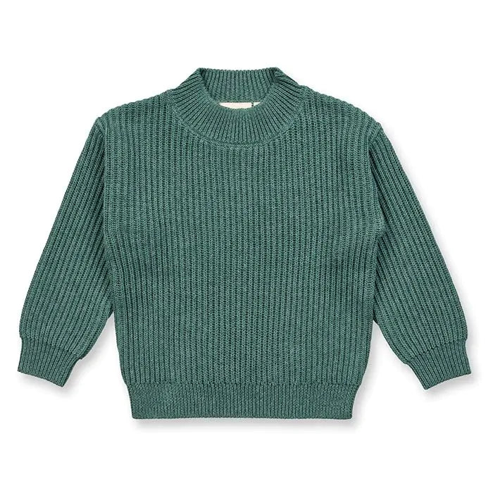 Sense Organics Marley Strickpullover dark sage green