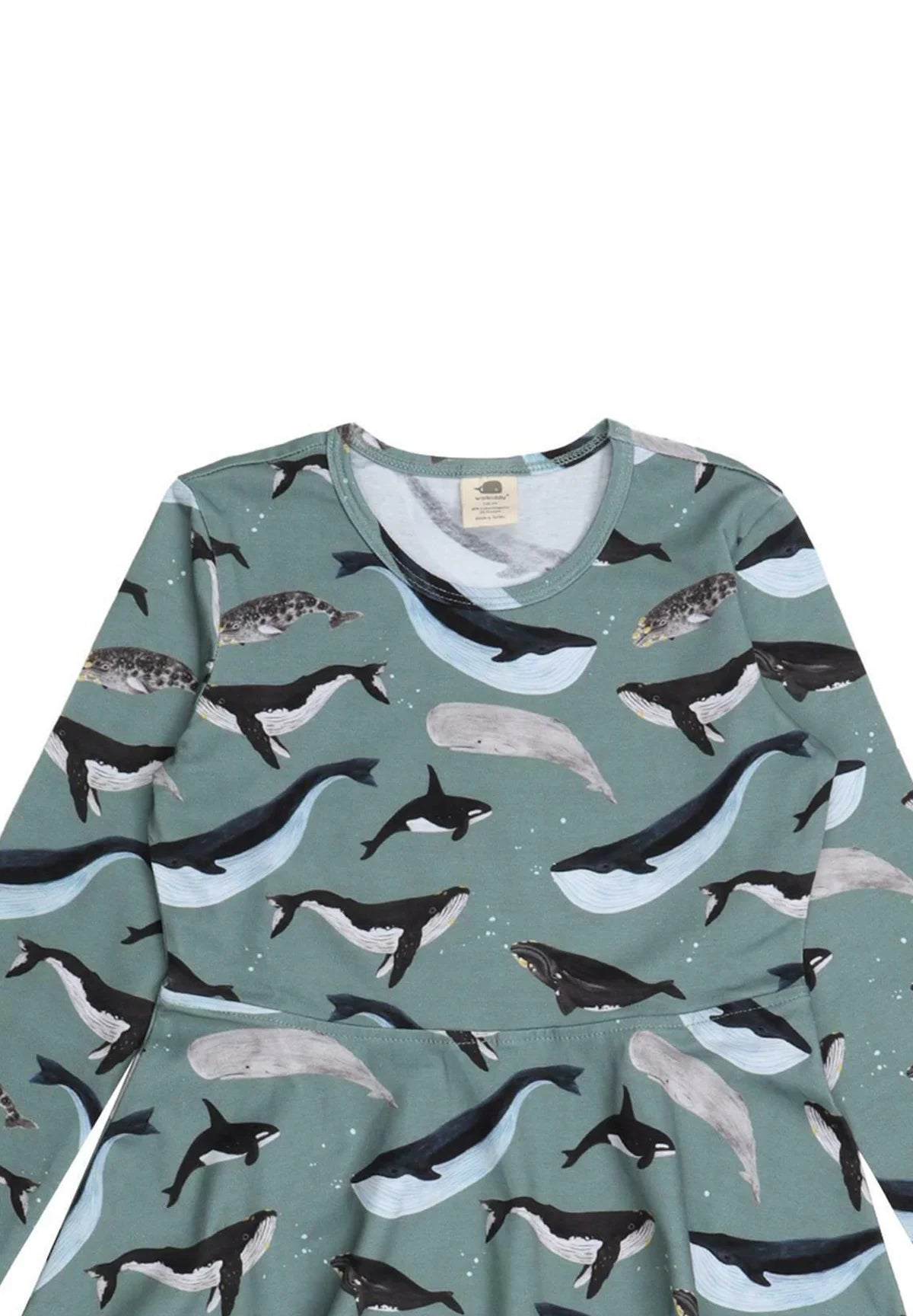 Walkiddy The Great Whales Dress Wale Kleid