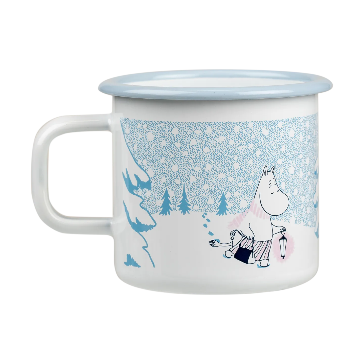 Muurla Moomins Becher aus Emaille 3,7dl Snowfall