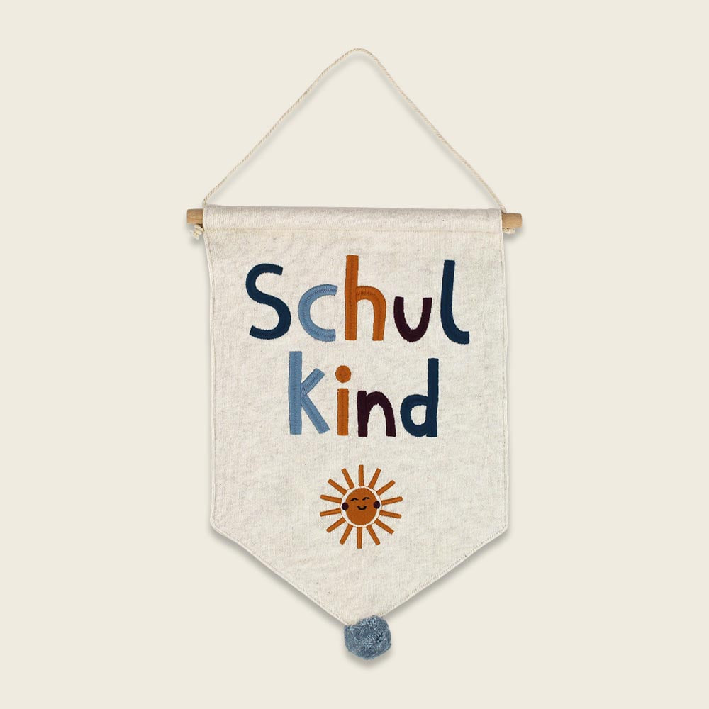 Ava&Yves Wandbehang „Schulkind“ mit Sonne