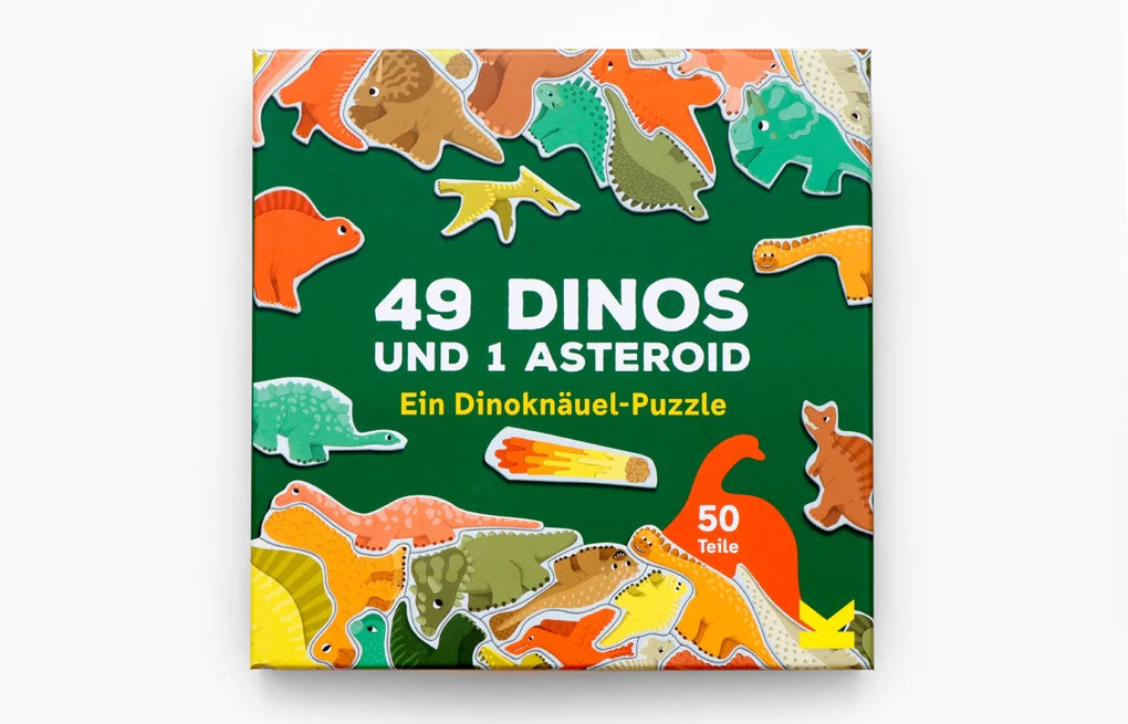 Laurence King Verlag Puzzle 49 Dinos und 1 Asteroid