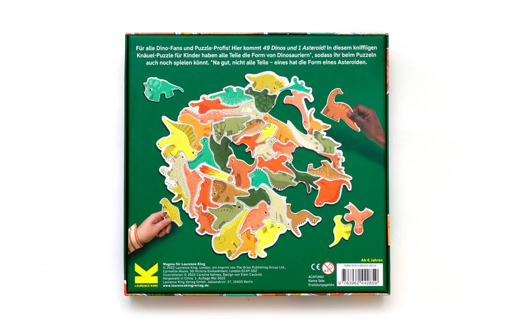 Laurence King Verlag Puzzle 49 Dinos und 1 Asteroid