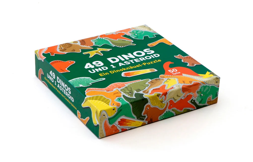 Laurence King Verlag Puzzle 49 Dinos und 1 Asteroid