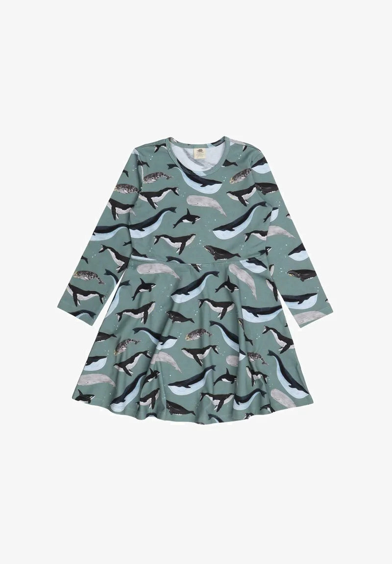 Walkiddy The Great Whales Dress Wale Kleid