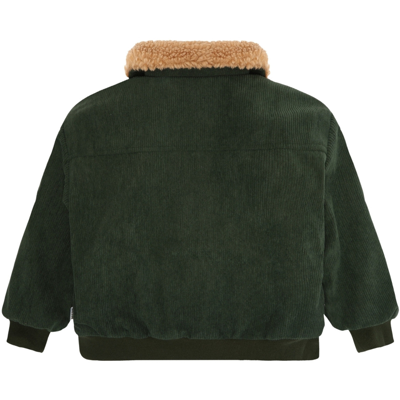 Mikk-Line Corduroy Jacket w Teddy, Cordjacke mit Kragen duffel bag, green