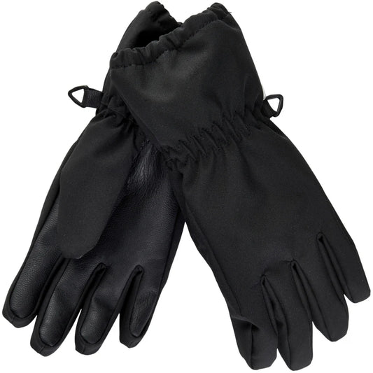 Mikk-Line Softshell Handschuhe schwarz