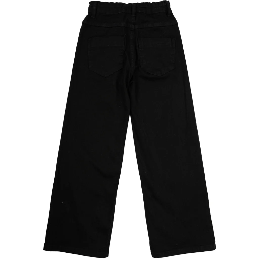 The New TnLania Wide Jeans, black beauty, schwarz