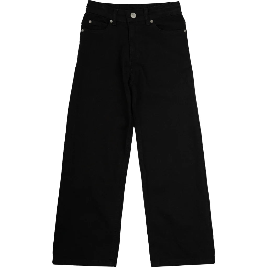 The New TnLania Wide Jeans, black beauty, schwarz