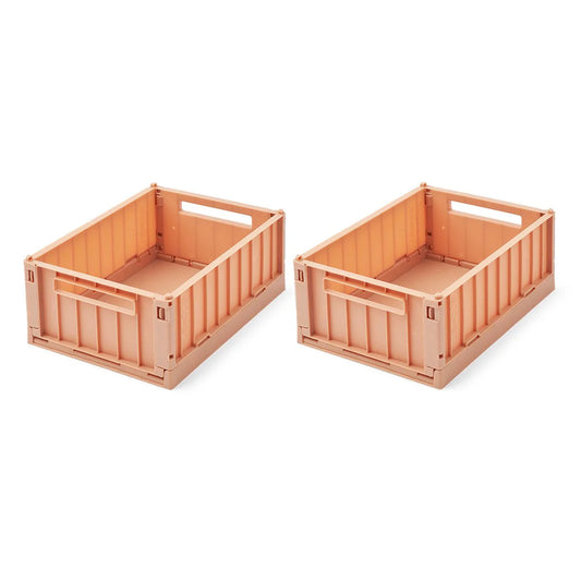 Liewood Weston Storage Box 2-er Pack Größe S tuscany rose