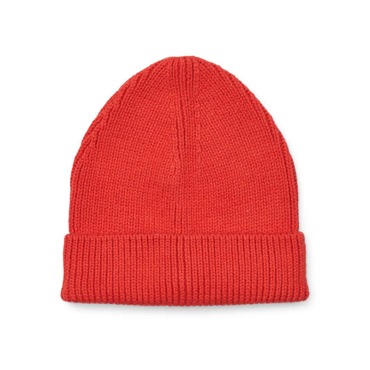 Liewood Ezra Beanie Hat, Mütze, rot, apple red