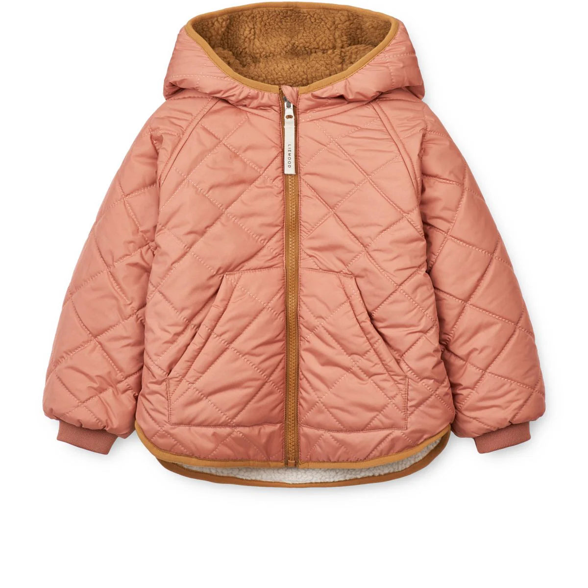 Liewood Jackson Reversible Jacket Tuscany Rose Mix, Wendejacke, rose braun