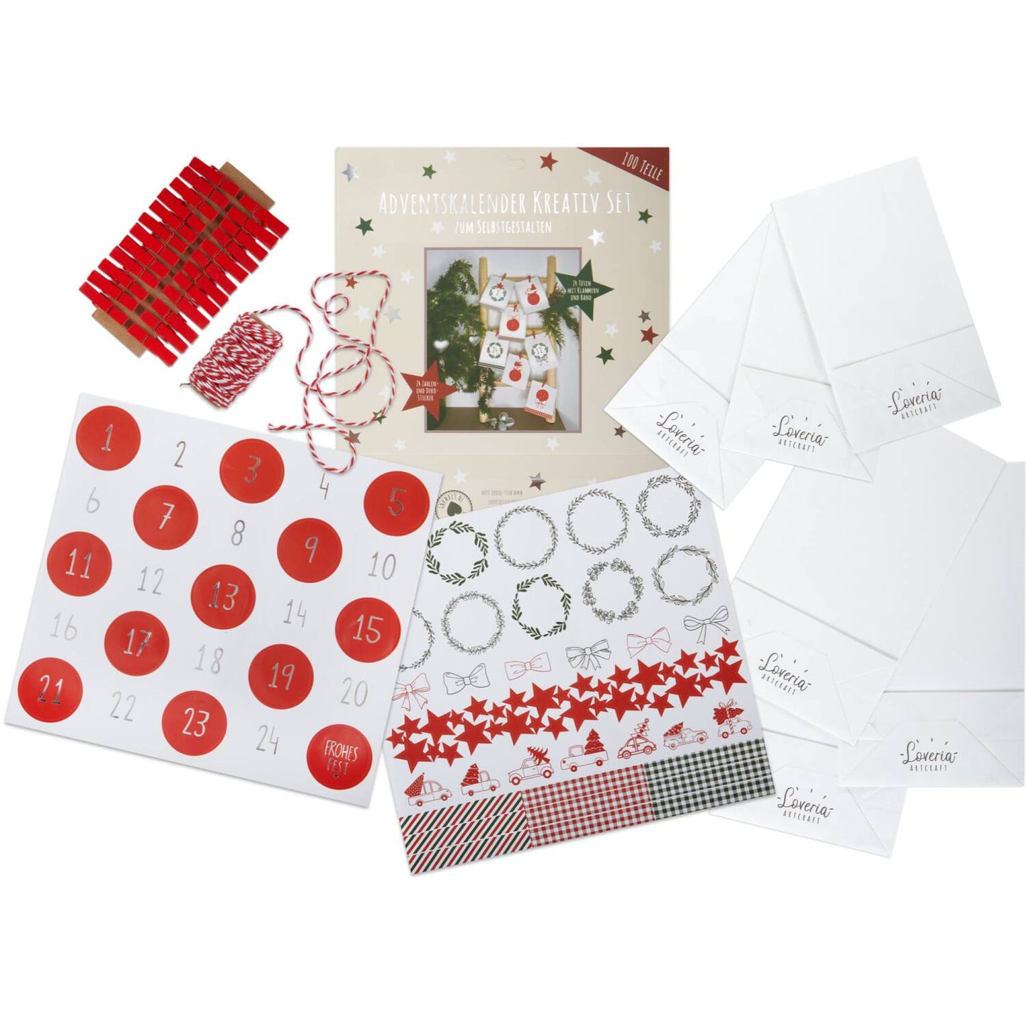 Bell Trade Adventskalender Kreativ Set 100 Teile