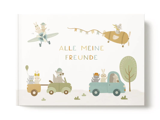 Heeaven Freundebuch, Alle meine Freunde, Tiere, Autos, Flugzeuge