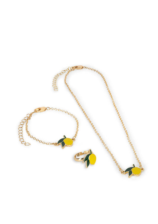 Konges Slojd Schmuck-Set, Lemon, Zitrone