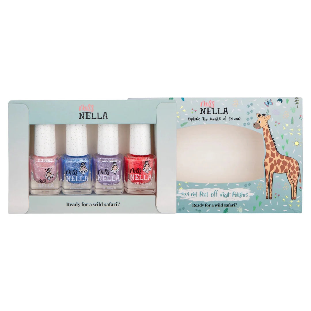 Miss Nella Nagellack Set Safari 4er Pack