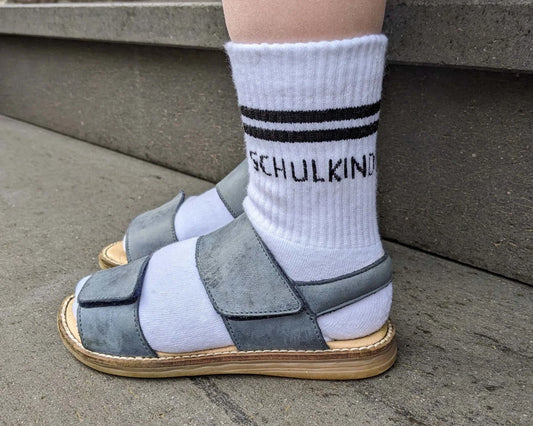 Heeaven Socken Schulkind, weiß schwarz